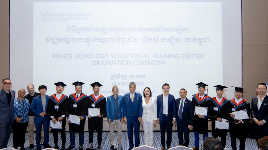 Inaugural Batch of Cambodian Watchmakers Graduate from Prince Horology Bringing Swiss Watchmaking Craftmanship to The Kingdom